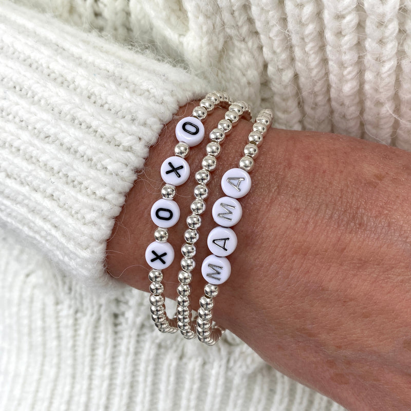 Custom Beaded Word Bracelet – Amanda Deer Jewelry